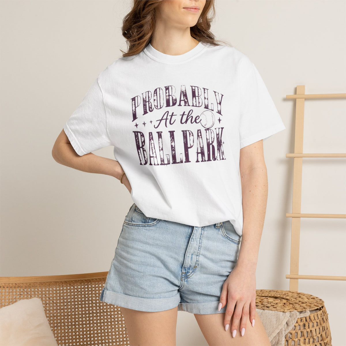 probably at the ballpark tee shirt