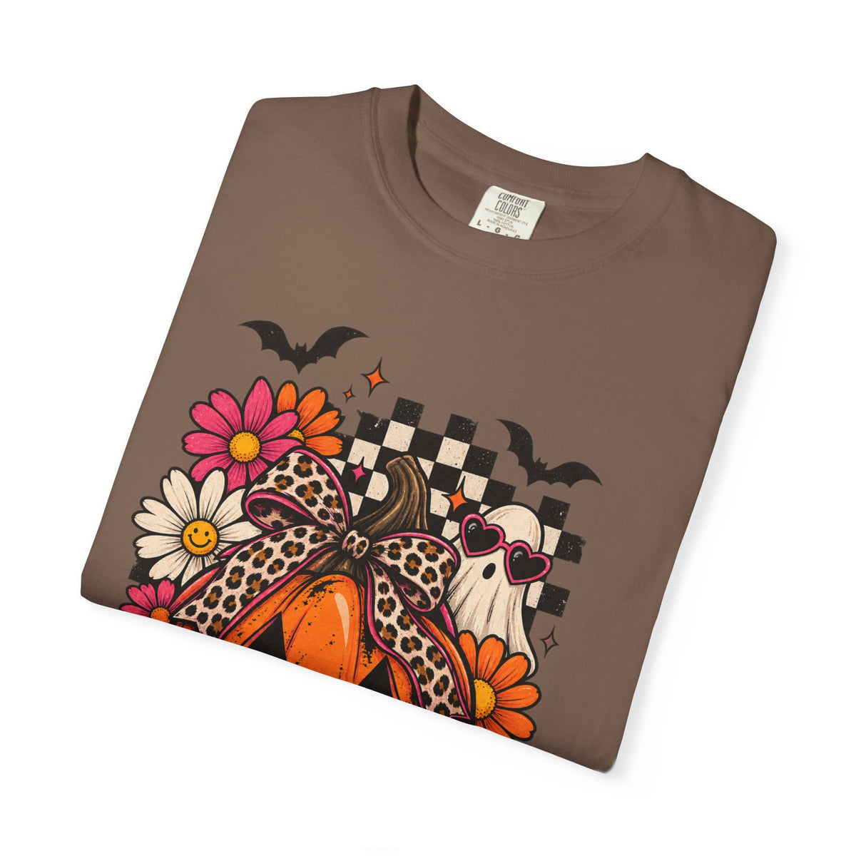 Halloween Pumpkin Floral T-Shirt