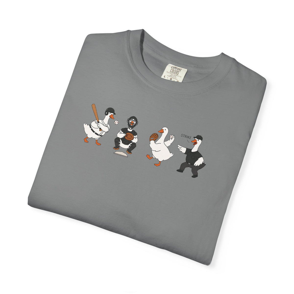 Vintage Baseball Players Graphic T-Shirt — Cute Retro Dugout Illustration