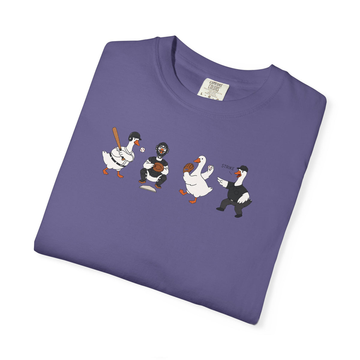 Vintage Baseball Players Graphic T-Shirt — Cute Retro Dugout Illustration