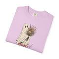 Spooky Ish /ghost flower tee shirt
