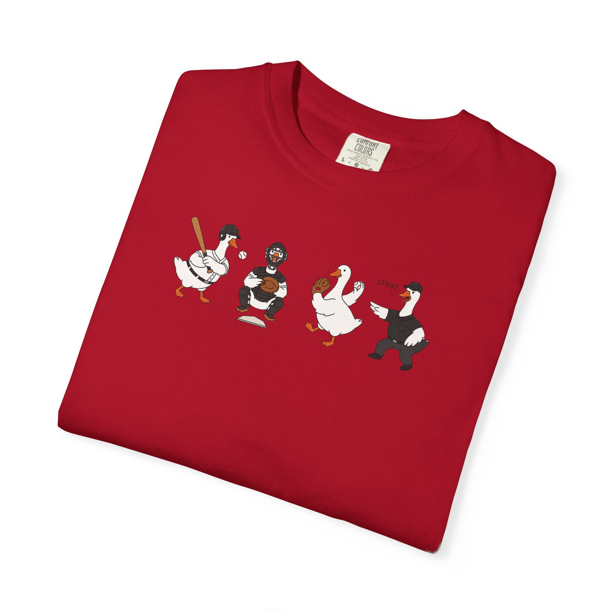 Vintage Baseball Players Graphic T-Shirt — Cute Retro Dugout Illustration